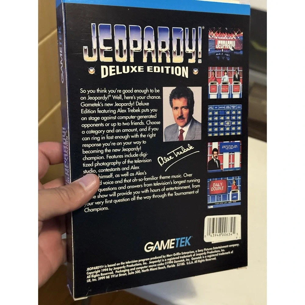 Jeopardy Deluxe Edition GameTek MS-DOS Computer Video Game